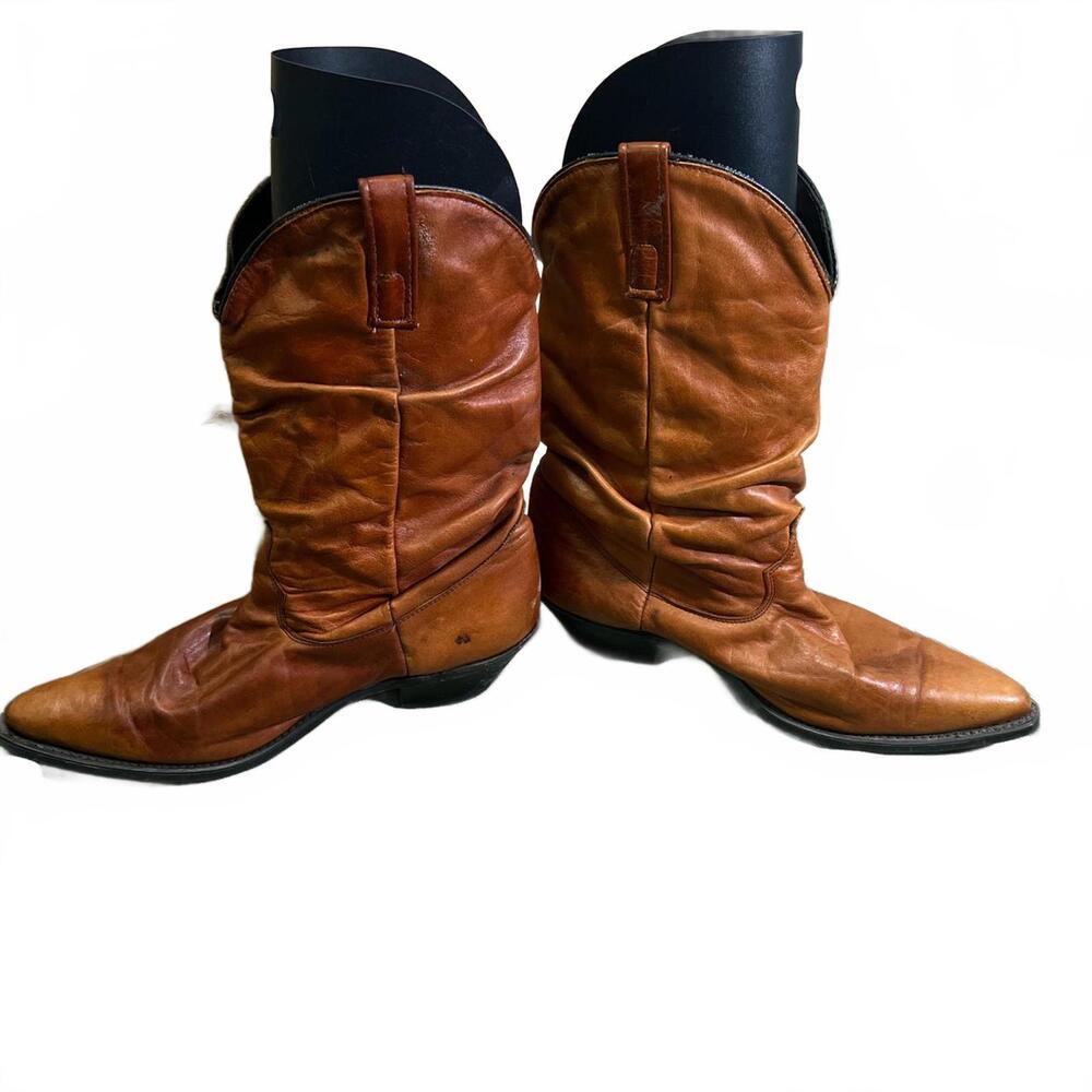 Dingo Vintage Slouch Leather Western Womens Boots Size 10.5 D Model 58369